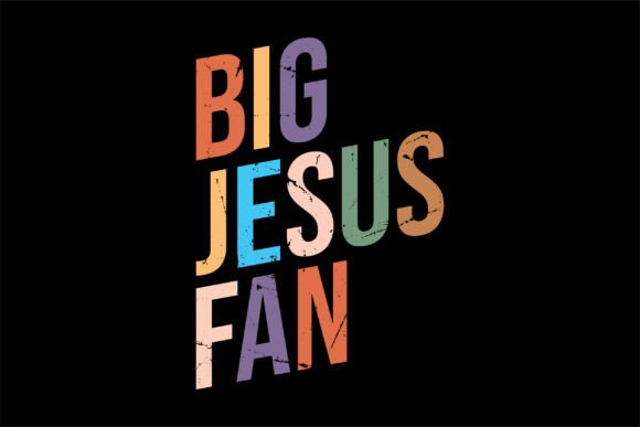 Big Jesus Fan SVG: Bold Graphics for T-Shirt Designs