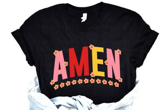 Camo Amen SVG: A Versatile Graphic for Faith-Based T-Shirts