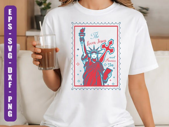 Christian Patriotic Shirt SVG: A Bold Graphics Choice for T-Shirt Designs