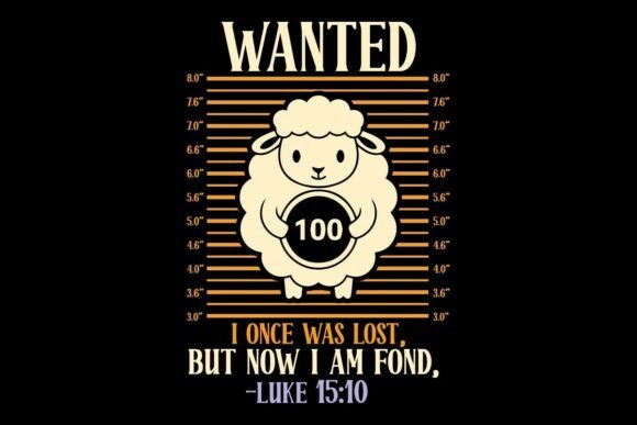 Christian Sheep Mugshot: A Unique SVG Design