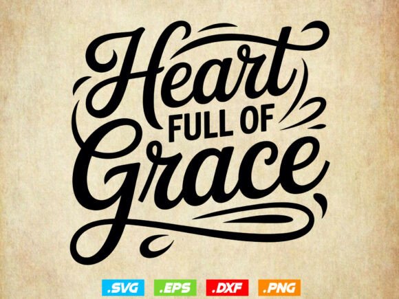 Heart Full of Grace SVG: A Christian Design Review