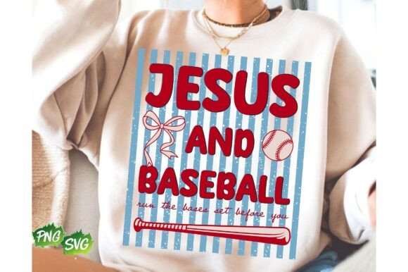 Jesus and Baseball Christian PNG: A Versatile Design