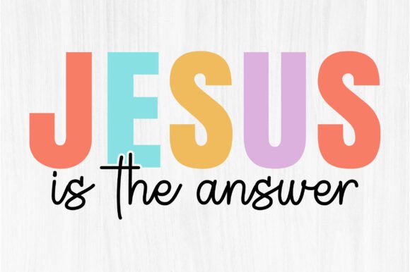 Jesus is the Answer T-shirt: A Versatile Graphic for Branding