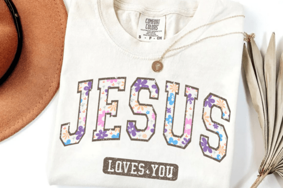 Jesus Loves You SVG,Christian PNG for T-Shirt Designs