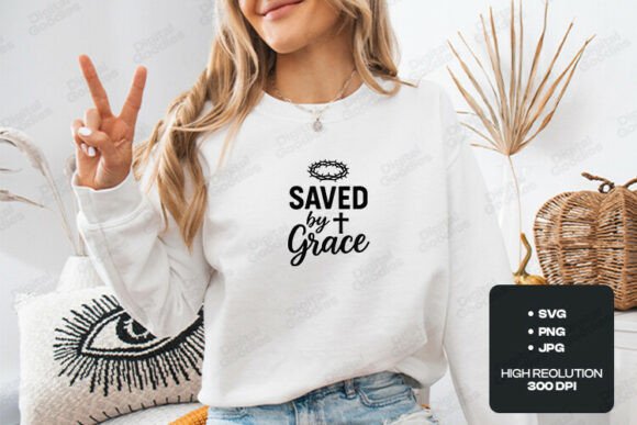 Review: Saved by Grace Christian SVG for T-Shirt Designs