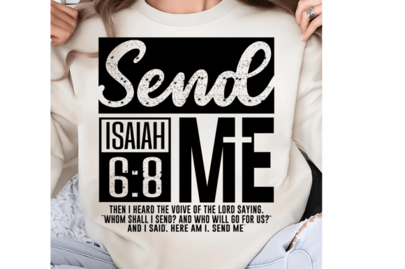 Send Me Svg,Jesus Svg,Bible Svg: Perfect for T-Shirt Designs and Graphics
