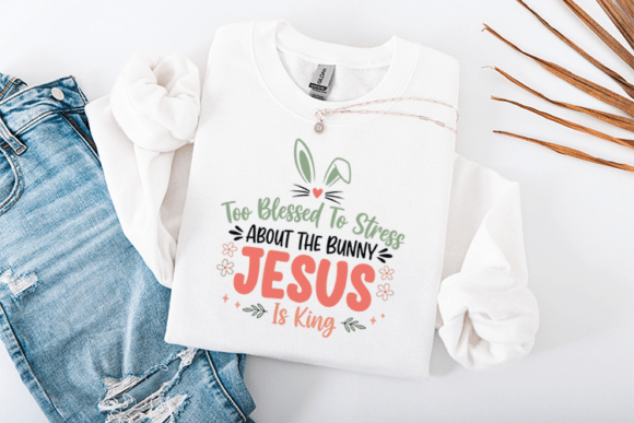 Too Blessed to Stress: A Bold T-Shirt Graphics Design